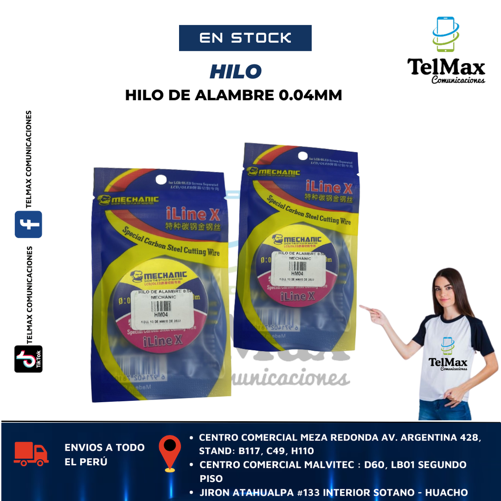 HILO DE ALAMBRE 0.04 MECHANIC