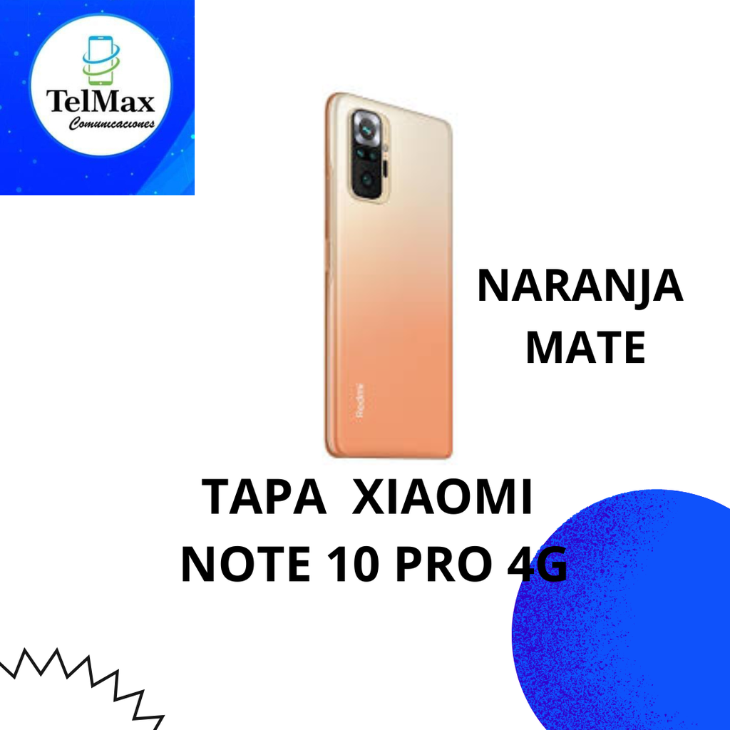 TAPA XIAOMI REDMI NOTE 10 PRO 4G