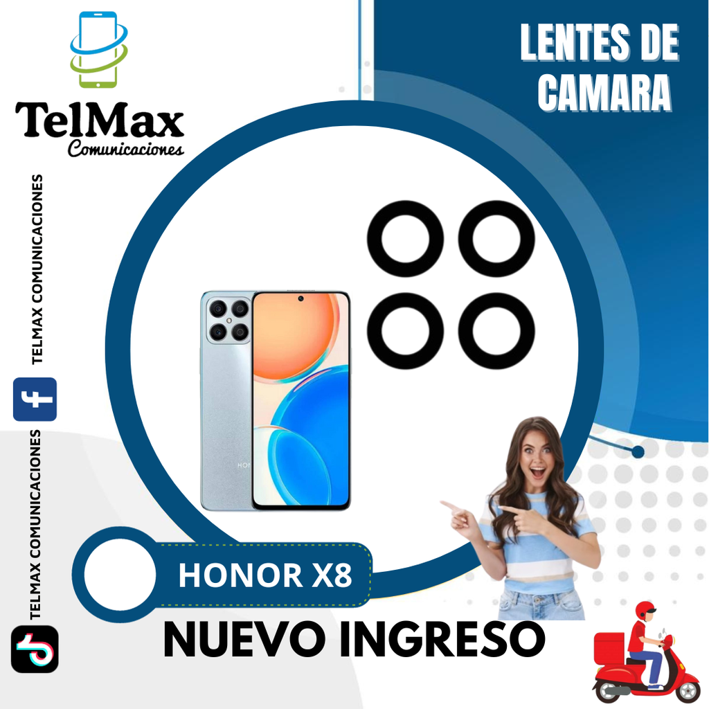 LENTE HUAWEI HONOR X8
