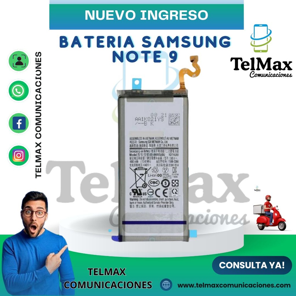BATERIA SAMSUNG NOTE 9