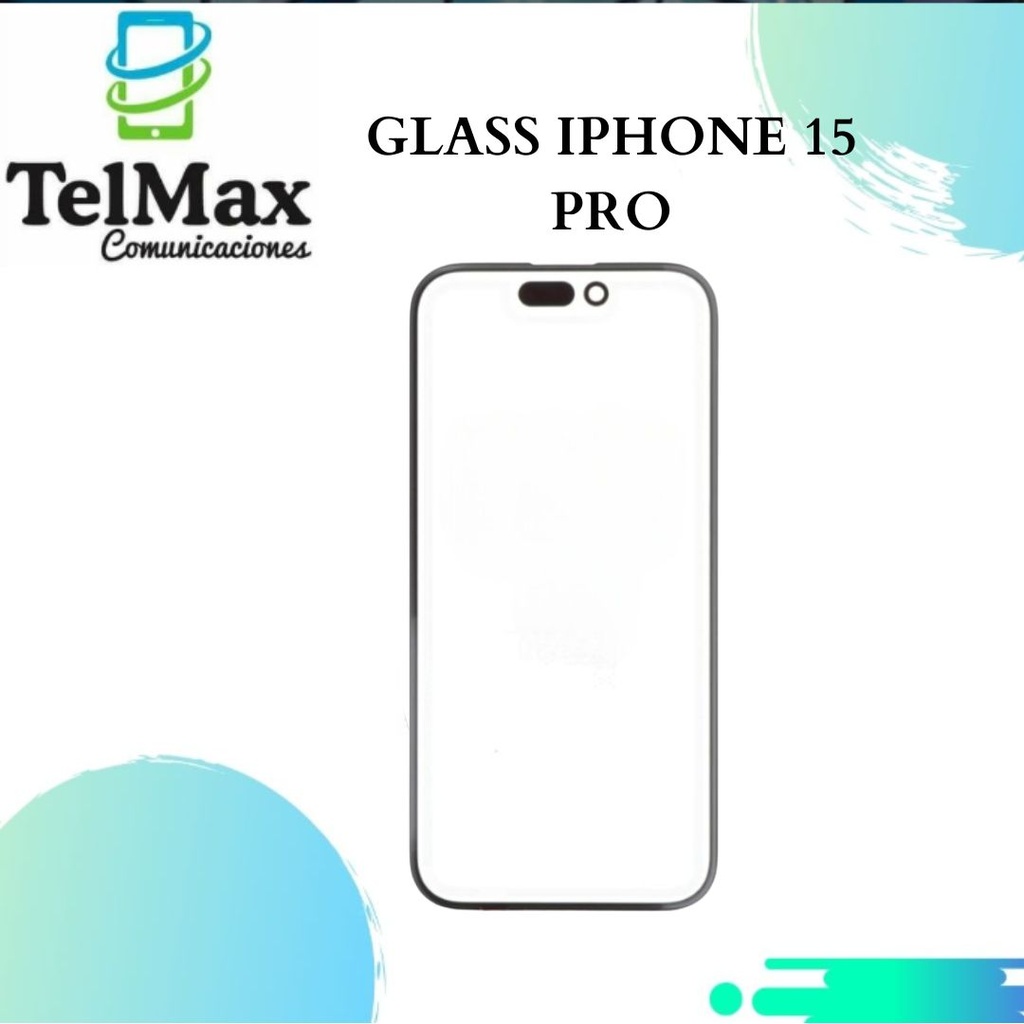 GLASS IPHONE 15 PRO + BISEL