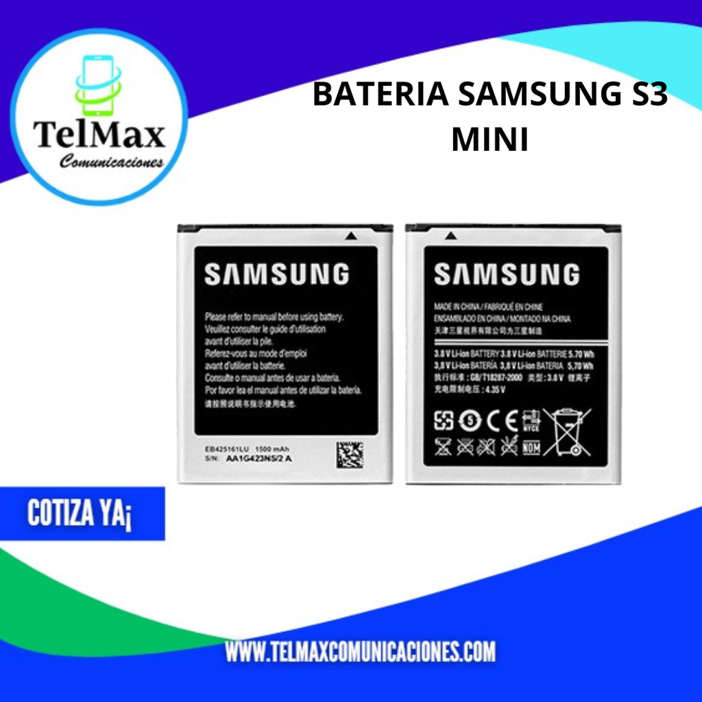 BATERIA SAMSUNG S3 MINI 