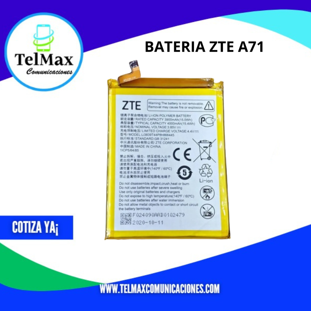 BATERIA ZTE A71
