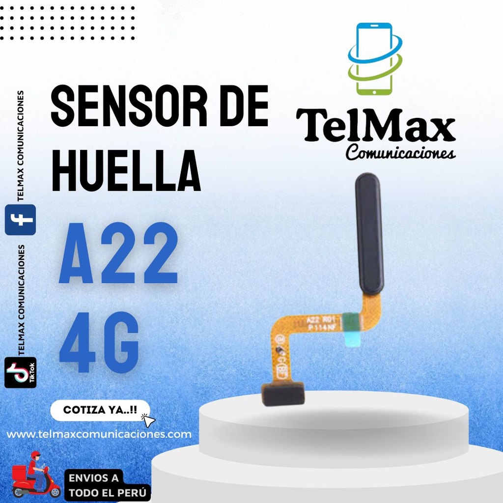SENSOR HUELLA SAMSUNG A22 4G