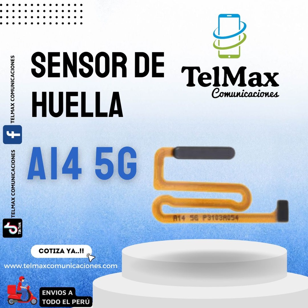 SENSOR DE HUELLA SAMSUNG A14 5G (Negro)
