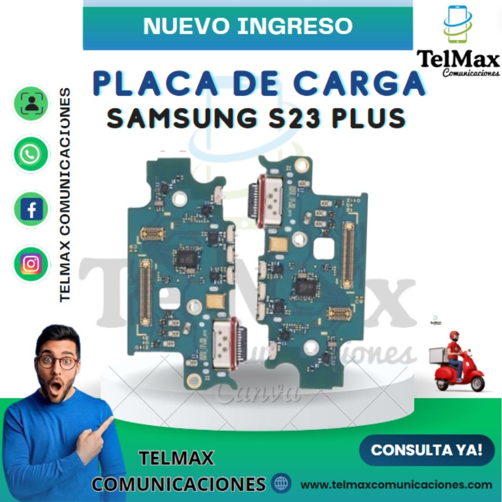 PLACA DE CARGA SAMSUNG S23 PLUS