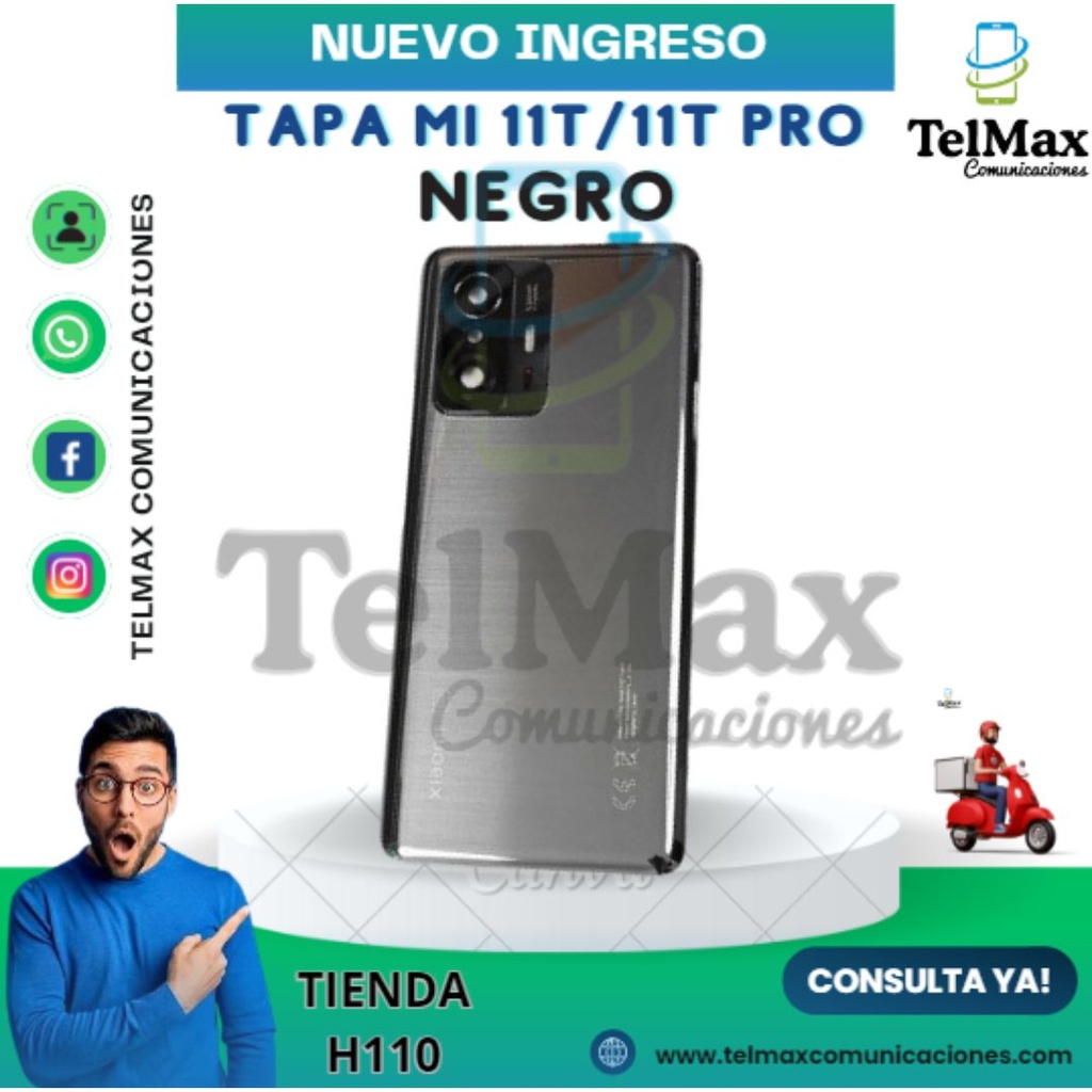 TAPA XIAOMI MI 11T PRO/MI 11T (C/Lente)