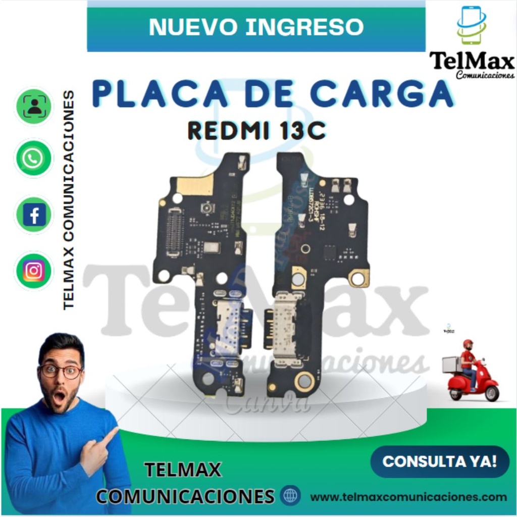 PLACA DE CARGA XIAOMI REDMI 13C