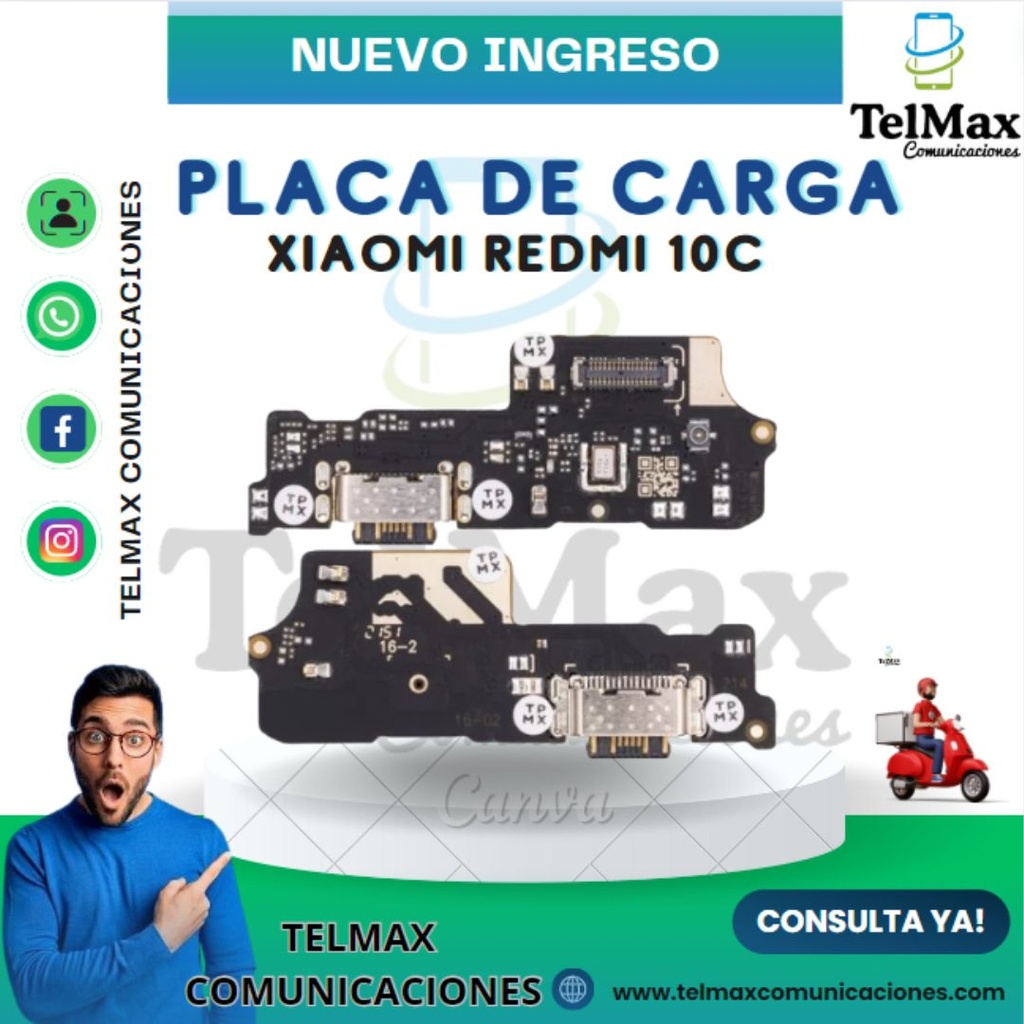 PLACA DE CARGA XIAOMI REDMI 10C