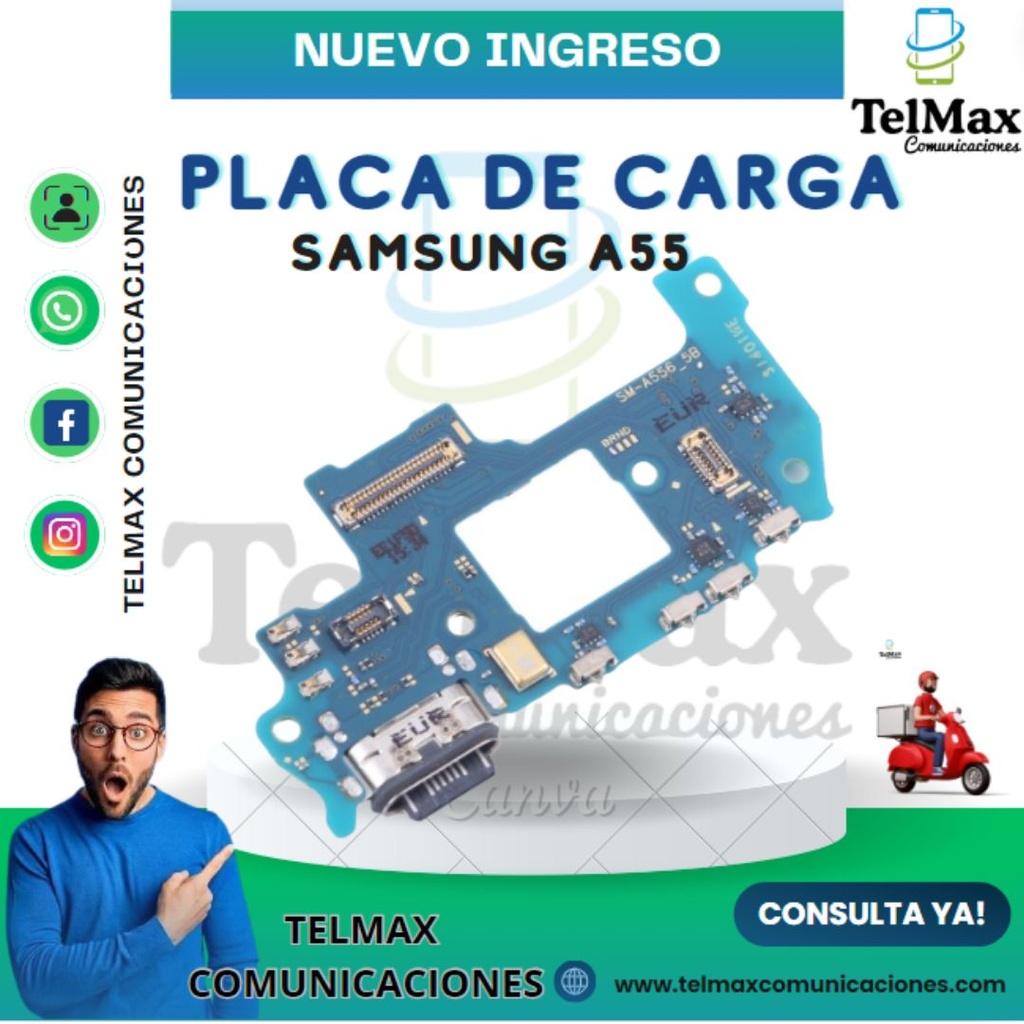 PLACA DE CARGA SAMSUNG A55