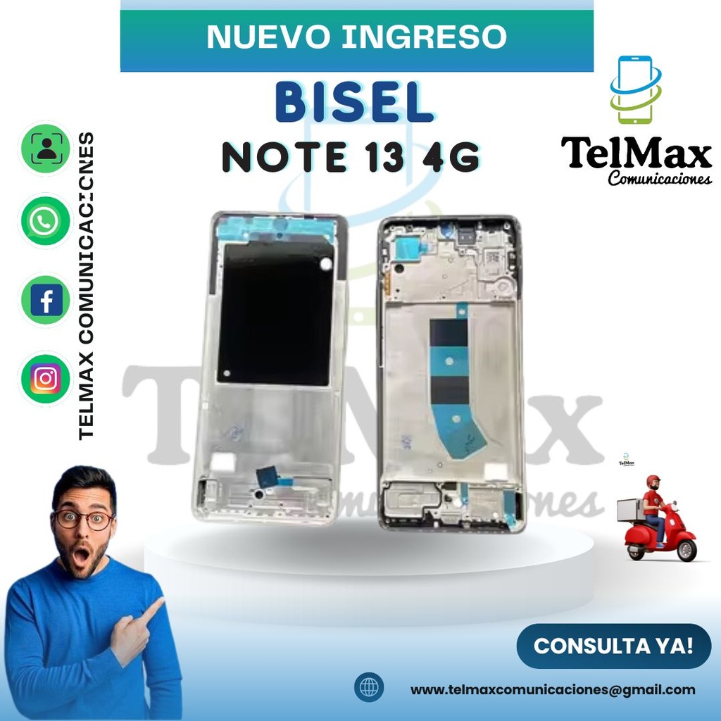 BISEL LCD + BORDE XIAOMI NOTE 13 4G