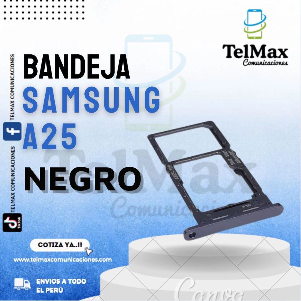 BANDEJA SAMSUNG A25 (Negro)