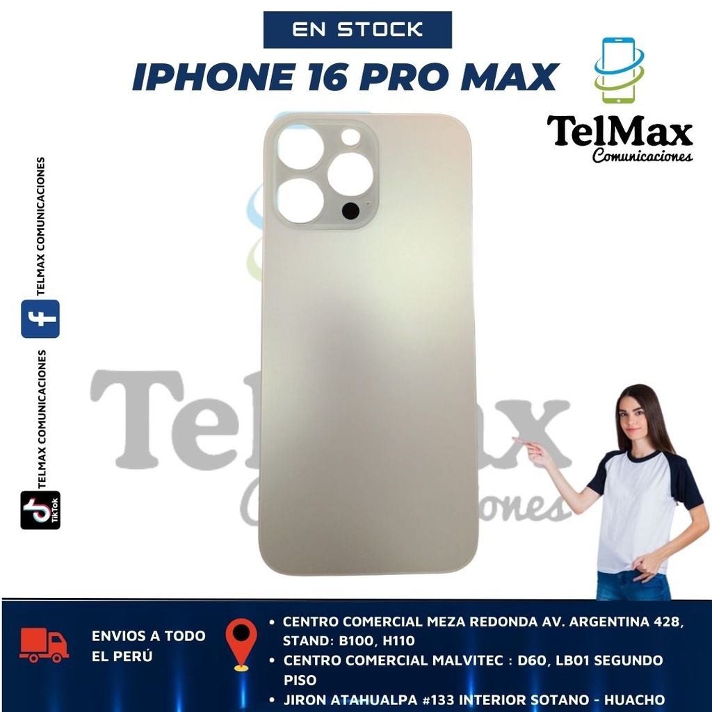 TAPA IPHONE 16 PRO MAX