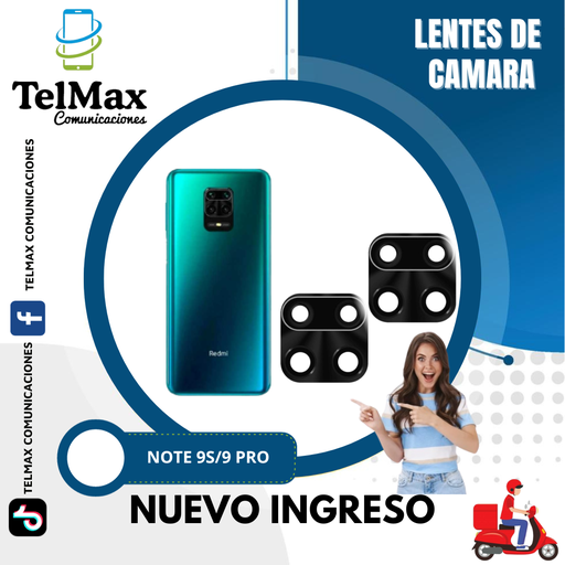[LXNT9S] LENTE XIAOMI REDMI NOTE 9 PRO