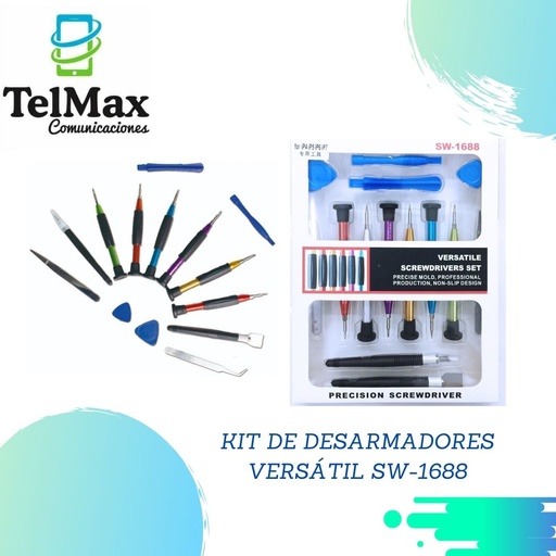 [KDVSW1688] KIT DE DESARMADORES VERSÁTIL SW-1688