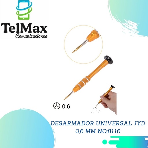 DESARMADOR UNIVERSAL JYD 0,6 MM NO:8116 IPHONE 7G