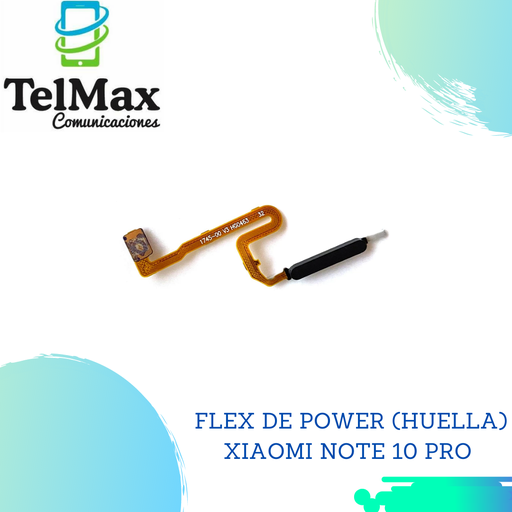 SENSOR DE HUELLA XIAOMI REDMI NOTE 10 PRO