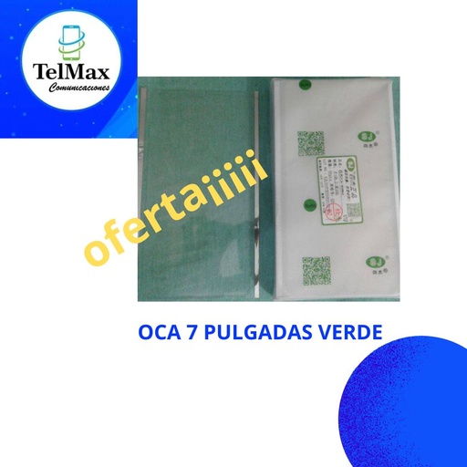 [OCA7PLVR] OCA DE 7 PULGADAS VERDE