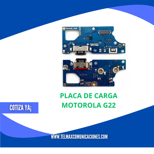 [PMG22] PLACA DE CARGA MOTOROLA G22