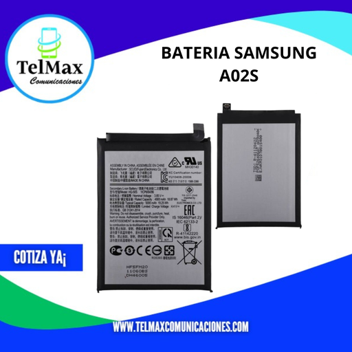 BATERIA SAMSUNG A02S/ A22 5G/ A03S/ A04E
