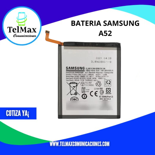 BATERIA SAMSUNG A52/ A52S/ S20 FE