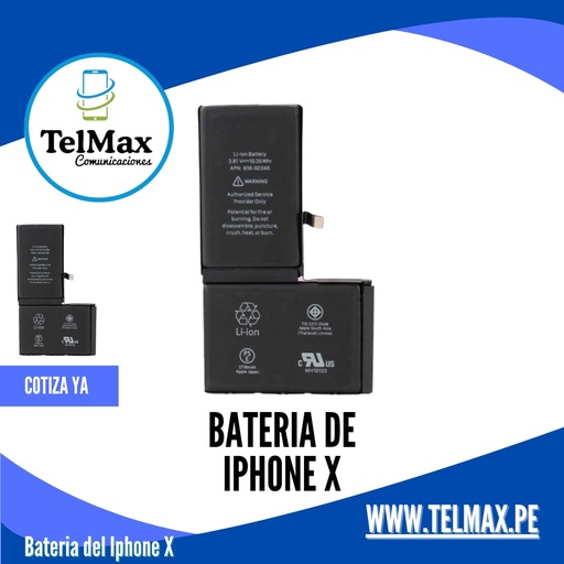 BATERIA IPHONE X 