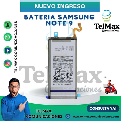 [BTX9B] BATERIA SAMSUNG NOTE 9