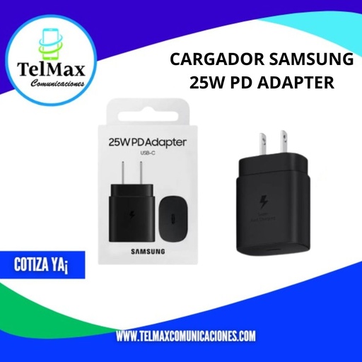 [CS25WPDA] CARGADOR SAMSUNG 25W PD ADAPTER