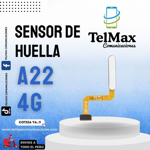 SENSOR HUELLA SAMSUNG A22 4G