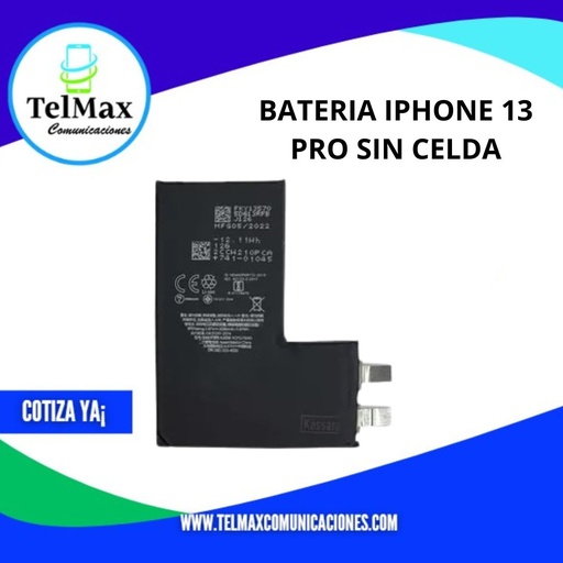 [BTI13PSCO] BATERIA IPHONE 13 PRO (CELDA)(Original)