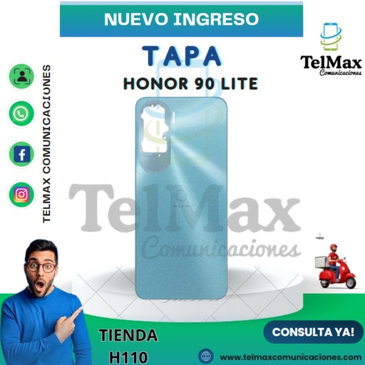 TAPA HONOR 90 LITE (S/Lente)