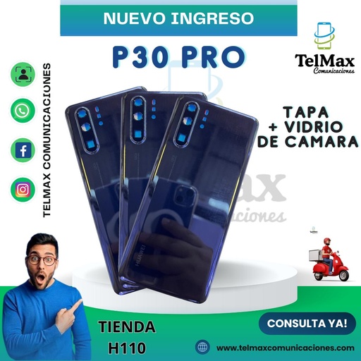 TAPA HUAWEI P30 PRO (C/LENTE)