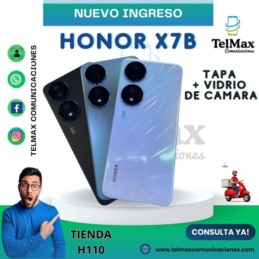 TAPA HUAWEI HONOR X7B (C/lente)