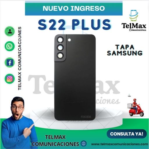 TAPA SAMSUNG S22 PLUS (C/Lente)