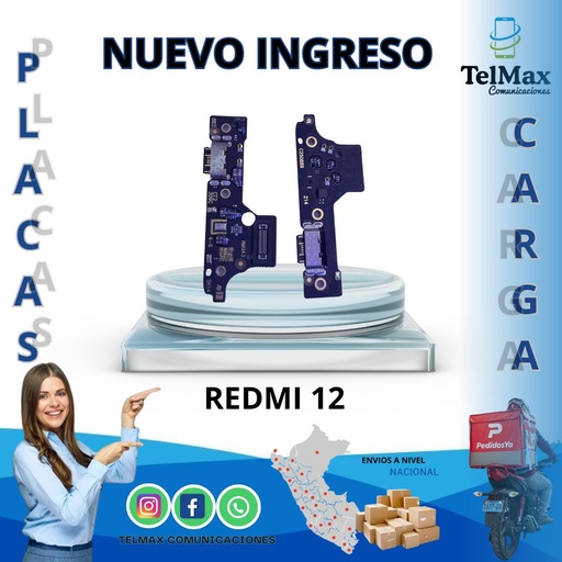 [PCXR12] PLACA DE CARGA XIAOMI REDMI 12
