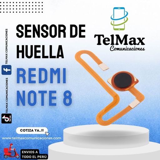 [SHRN8] SENSOR DE HUELLA REDMI NOTE 8