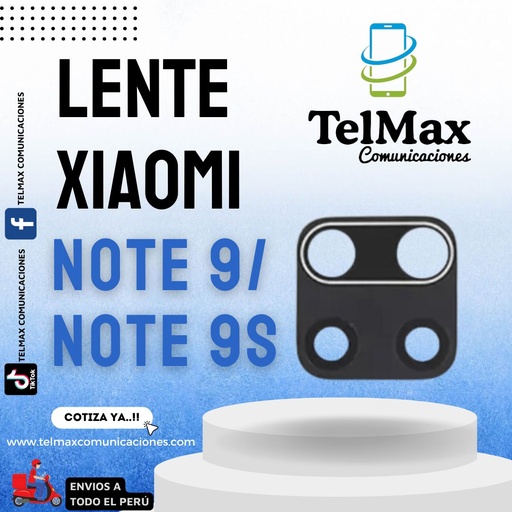 [LXRN9] LENTE XIAOMI REDMI NOTE 9 / NOTE 9S