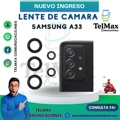 [LSA33J3] LENTE SAMSUNG A33 (JUEGO)