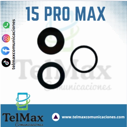 [LI15PJ3M] LENTE IPHONE 15 PRO MAX (JUEGO DE 3)