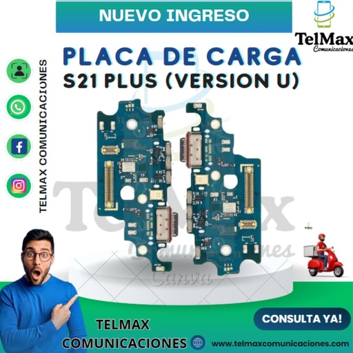 [PCSS21PVU] PLACA DE CARGA SAMSUNG S21 PLUS(VERSION U)
