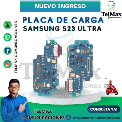 [PCSS23U] PLACA DE CARGA SAMSUNG S23 ULTRA