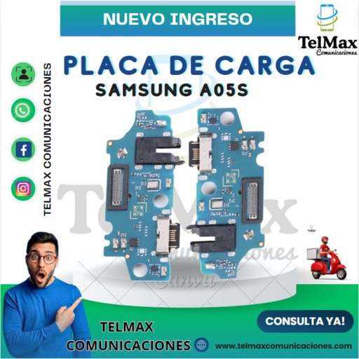 [PCSA05S] PLACA DE CARGA SAMSUNG A05S
