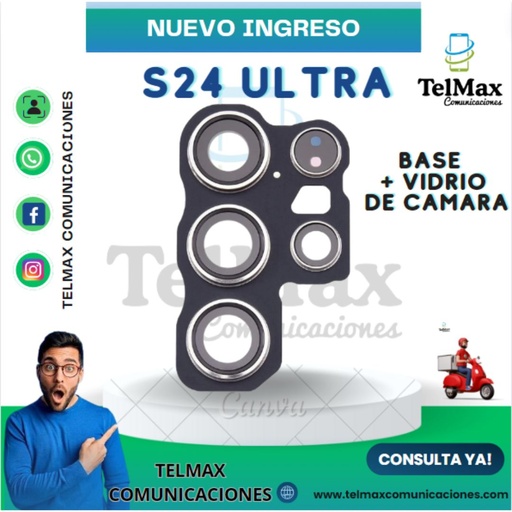 [LBSS24U] LENTE CON BASE SAMSUNG S24 ULTRA