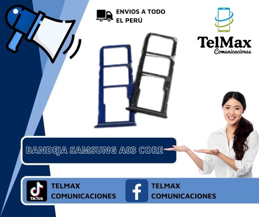 BANDEJA SAMSUNG A03 CORE