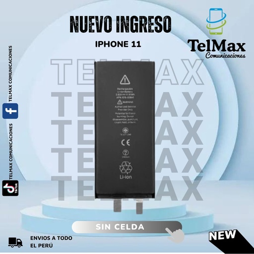 [BI11SC] BATERIA IPHONE  11 (CELDA)(Original)