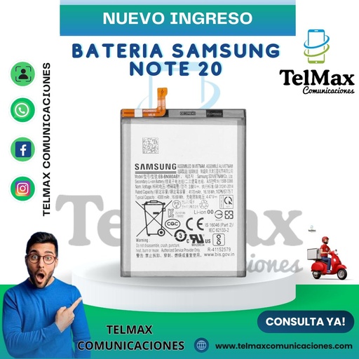 [BSN20] BATERIA SAMSUNG NOTE 20