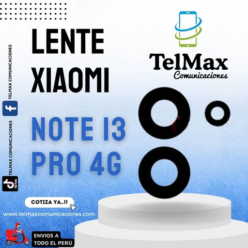 [LXN13P4GJD3] LENTE XIAOMI NOTE 13 PRO 4G (JUEGO DE 3)