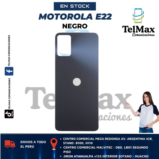 TAPA MOTOROLA E22