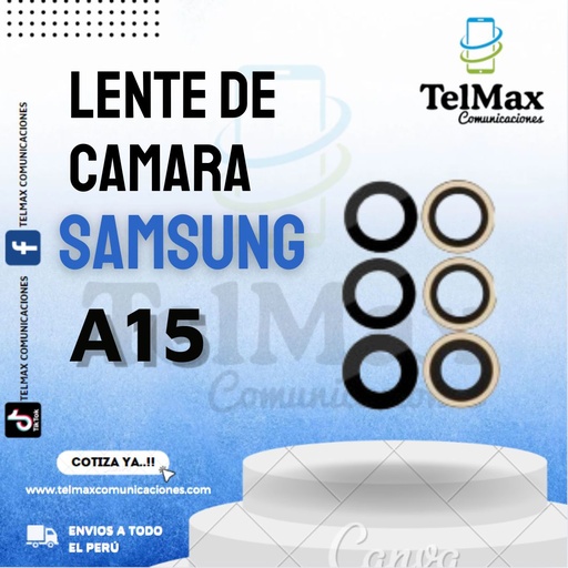 [LSA15J] LENTE SAMSUNG A15 (JUEGO)
