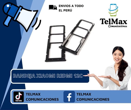 BANDEJA XIAOMI REDMI 12C